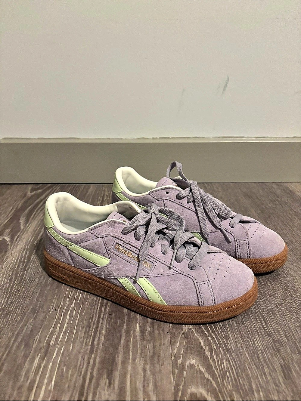 Reebok Club C Grounds UK Purple & Green Sneakers
